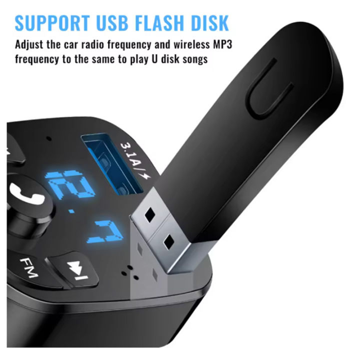 Car%20MP3%20Player%20Dual%20USB%20Fast%20Charging%20Charger%20FM%20Receiver%20Bluetooth%20Compatible%205.0%20Transmitter%20U-Disk%20Flash%20Drive%20Plug%20Car%20Kit%20-%20Image%203