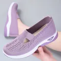 2023 Summer New Comfort Casual Women's Shoes Fashion Soft Sole Breathable Hollow Out Flat Shoes for Women Zapatos De Mujer. 