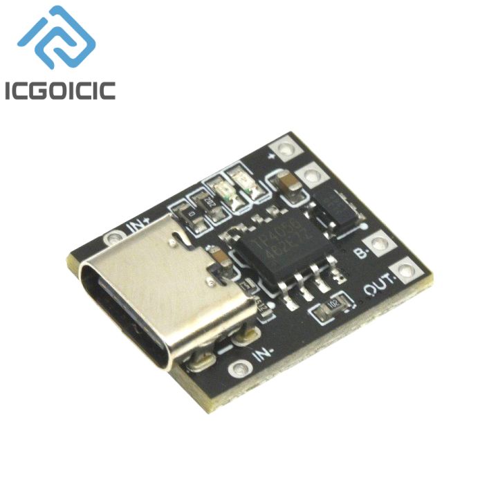 Tp4057 Module Mini Type-C USB TP4057 1A Lithium Battery Charging Protection Board Module ...