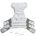 Plus Size Reusable Adult Diapers, Soft Elderly Incontinence Underwear, Washable Cloth Diaper for Men and Women Without Insert.