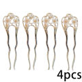 U자비녀 Pearl Flower Hairpin New Chinese Modern Simple Updo U-shaped Hairpin Hanfu Hair Accessory Hula Girl Hair Accessories 2025. 