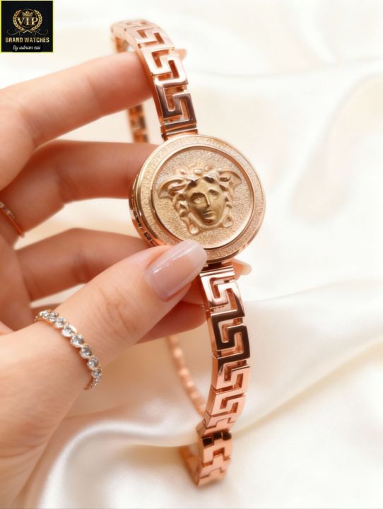 ⬅️ GIRL'S BRASLET WATCH ⌚ IP GOLD PLATED LONG LIFE COLOUR ⬅️ BRASS ...