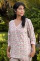 Pink Small Flower Dori Pyjama Set. 