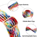 Braided Loop Strap For Apple watch Ultra Band 49mm 44mm 45mm 42mm 41mm Nylon Elastic belt Bracelet iWatch series 8 7 6 5 4 se 3. 