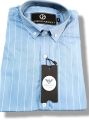 Giorgio Armani Sky Stripes (Button Down) Casual Shirt For Men. 