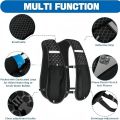 Running Vest for Women Men Adjustable Chest Strap Running Hydration Vest Lightweight Reflective Hydration Backpacks for Marathon. 