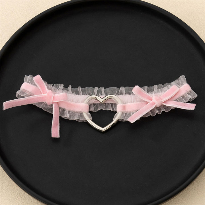 Lolita%20Lace%20Garters%20Leg%20Belt%20Punk%20Cross%20Heart%20Bow%20Leg%20Ring%20Goth%20Elastic%20Bell%20Thigh%20Choker%20Chain%20Women%20Lingerie%20Cosplay%20Harness%20-%20Image%204