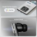 boAt Nirvana Ivy Wireless Earbuds, 50 Hours Playback, 50dB ANC, 360 Spatial Audio with Head Tracking, App Support, Adaptive EQ powered by Mimi, Google fast pair, ASAP Charge, boAt Signature Sound. 