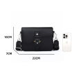 High-End Men's Stylish Crossbody Bag PU Leather Sling Bag Minimalist Business Shoulder Bag Perfect for Daily Commute Travel. 