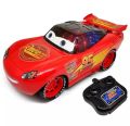 3D MC Queen Remote Control Car Plastic Lightning McQueen Vehicle, Lights -Multicolour. 