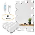 Mirror Light Bulbs Vanity Light USB Power Bathroom Dressing Table Lighting Dimmable LED Vanity Light For Makeup Mirror LED Light home decoration item.