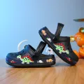 Boys' summer cartoon leisure beach garden cave shoes, comfortable and lightweight, non slip sandals. 