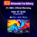 Haier 43" QLED 4K Google TV (H43S80EUX) with Free Delivery. 