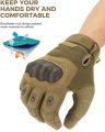 Super Fiber Men's Tactical Gloves Protection Shell Men Women Riding Hard Knuckle Full Finger Touch Screen Motorcycle Gloves. 