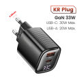 Toocki 33W GaN USB C Charger Digital Display PD3.0 High Speed Type C Fast Charging Charger For iPhone 15 14 13 12 11 Pro Max XS.
