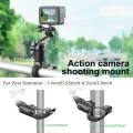 LRBH Camera Clamp Mount Bike Motorcycle Handlebar Holder, Pipes of any shape can all be installed 360 Ball Join for   . 
