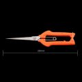 Pro Garden Pruning Shears Lengthened Tree Flower Scissors Hand Bonsai Clippers Pruning Snips Standard Orange. 