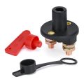 Car Battery Power Switch Disconnect Isolator Circuit Breaker Main Switch Kill Cut-off Switch Insulated Rotary Switch Key Truck. 