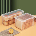 Bread Container Storage Box Kitchen Dispenser Bread Boxes Baking Bread Cake Containers Airtight Box Refrigerator Clear Kitchen. 