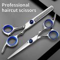 Hairdressing Scissors Stainless Steel Professional Hairdressing Scissors Cutting Thinning Scissors Barber Shear Home Salon.