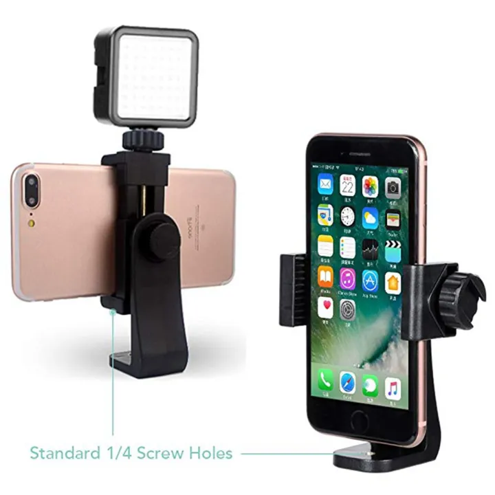 Universal%20Tripod%20Mount%20Adapter%20Accessories%20Cell%20Phone%20Clip%20Holder%20360%20Stand%20with%201/4%20screw%20hole%20Adjustable%20Clamp%20for%20Smartphones%20-%20Image%204