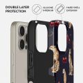 BURGA Cute Jaguar Phone Case for IPhone 16 15 14 13 12 11 Pro Max Plus Luxury Double-layer Back Cover. 