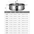 New 304 Stainless Steel Steamer Basket with Double Ear Kitchen Cooking Tool Pot Steaming Grid Generic Multifunction Steam Rack. 