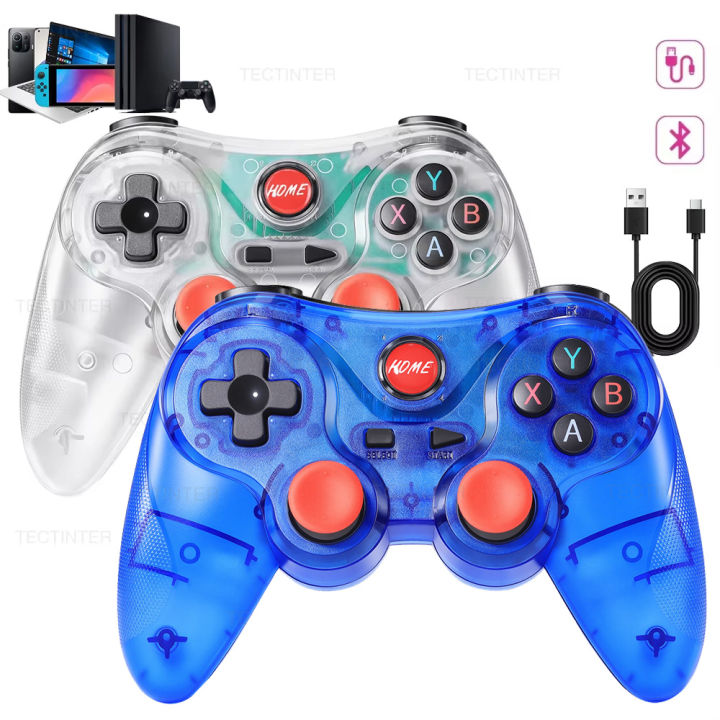 Wireless Bluetooth-Compatible Controller for PS4/PS3/Switch 1/Switch 2 Console Gamepad for Android/IOS PC Joystick Accessories