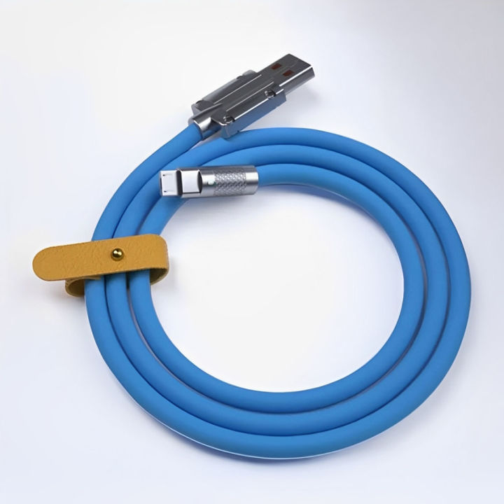 Fast Charging 120W/6A Premium Micro USB Data Cable 480Mbps Transfer Speed Liquid Silicone Material for All Phones