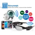 2 in 1 Wireless Headset with Sunglasses Smart Bluetooth Earphones Cool Glasses anti-interference Motorcycle Headphone. 