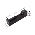 1 Slot Charger Rechargeable Lithium Battery for 16340 14500 18650 26650 3.7V Lithium Battery USB Fast Charge. 