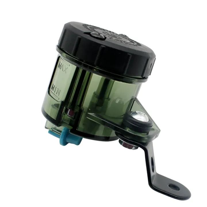 Universal Motorcycle Lever Brake Oil Tank Front Brake Clutch Fluid Bottle Master Cylinder Oil Reservoir Tank Cup With Holder