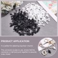 200 Pcs Plastic Snap Button Keychain Connector Tab Snap Clip Button Fastener Wristbands for Wristbands Raincoats. 