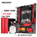 MACHINIST RS9 X99 Motherboard Combo LGA 2011-3 Set Xeon E5 2670 V3 Kit CPU Processor DDR4 32GB RAM Memory NVME M.2 four channels. 