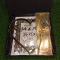 NIKAAH COMBO DEAL 1 NIKAAH CARTIFICATE WITH NAME 1 NIKAH PEN 1 ACRYLIC NIKAH PLATE WITH BEAUTIFUL BOX PACKING. 