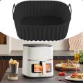 Silicone Air Fryer Liners Pot Square Airfryer Basket Plate Cooking Gadgets Reusable Non-stick Pizza Pan Oven Kitchen Accessories.