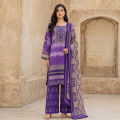 Kleren 3 Piece Unstitched or Stitched Digital Printed Lawn Suit for Women with Digital Printed Lawn Shirt, Digital Printed Cotton Trouser and Digital Printed Chiffon Dupatta - Summer Collection 2026 - Design code : Hermosa H-11. 
