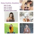 3D Silicone Facial Mask Cover Reusable Ear Hanging Anti-aging Moisturizing Face Shield Double Absorption Anti Evaporation Mask. 