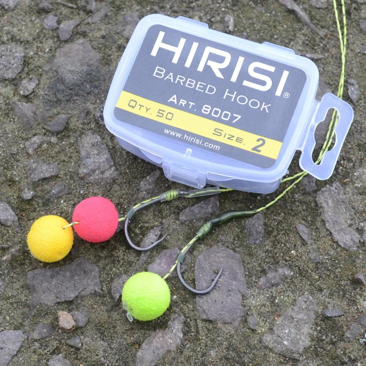 Hirisi%2050Pcs%20Carp%20Fishing%20Barbed%20Hook%20High%20Carbon%20Steel%20Ring%20Eye%20Fishhook%208007%20Size%202468%20-%20Image%205
