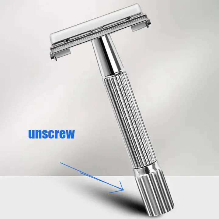 Double%20Edge%20Beard%20Hair%20Shaver%20Set%20Men's%20Traditional%20Classic%20Beard%20Razor%20With%20blades%20Safety%20Razor%20for%20%20Barber%20Styling%20Accessories%20-%20Image%203