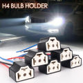 H4 Car Bulb Lampholder 3-hole Ceramic Wire Wiring Car Headlight Bulb Light Beam Socket Plug Auto Light Accessories Wire Socket. 