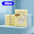 Disposable Toilet Seat Cover Portable Travel Camping Hotel Bathroom Toilet Mat Pads Degradable Soluble Water Toilet Covers Paper.