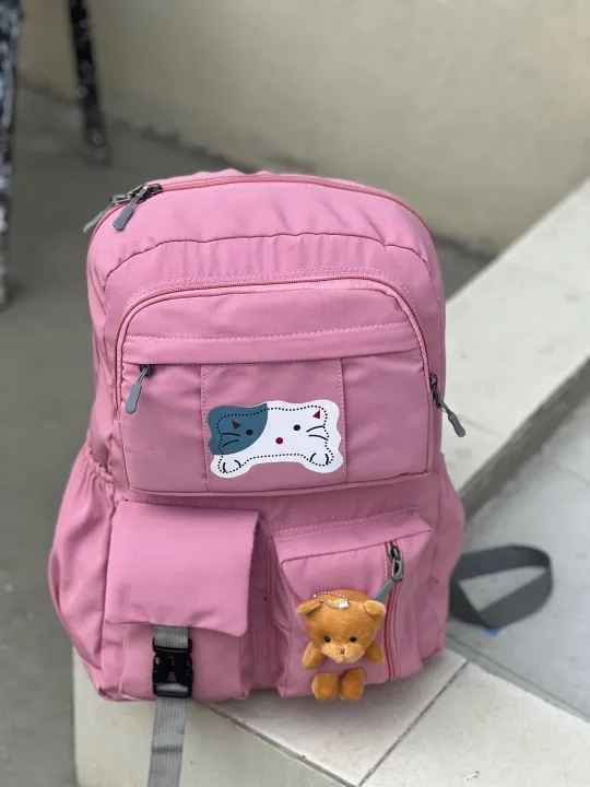 Cute%20Doll%20New%20Korean%20Ladies%20Fashion%20Backpack%20For%20College%20And%20School%20%7CTravel%20Bag%20For%20Girls%20%7CBag%20For%20%20School%20And%20College%20%20Purposes%20-%20Image%209