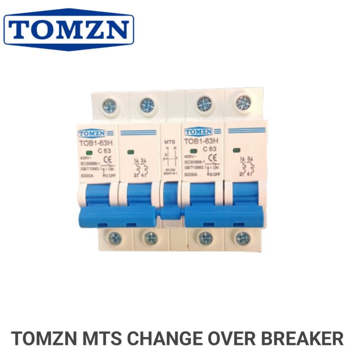 CHANGE OVER MTS Manual transfer switch Circuit breaker MCB