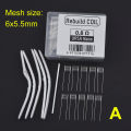 1Set DIY Rebuild Kit 1.0ohm/0.8ohm for URSA Nano Mesh Coil Resistance Wire Replacement Accessories Tool. 