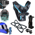 Motorcycle Helmet Phone Stand Mount Holder For GoPro Hero 12 10 9 8 7 Action Sports Camera Holder Motorcycle Camera Mobile Phone. 