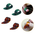 4Pcs Celluloid Guitar Thumb Picks Finger Picks Replacement Instrument Playing Accessories For Ukulele Electric Guitar. 