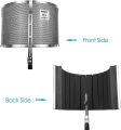 Neewer Microphone Isolation Shield Absorber Filter Vocal Isolation Booth with a 3/8" and a 5/8" Screw Adapter for Most Mic Stands. 