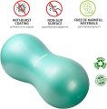 Peanut Ball Anti Burst Ball for Exercise, Labor, Birthing, Dog Training, Kids, Home & Gym Fitness, Physio Roll, Yoga Balance. 
