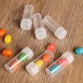 20/100/200Pcs 5ml Plastic Sample Bottle Test Tube Mini Bottles, Leak Proof Cap Vials, Medicine Pill Capsule, Storage Containers.